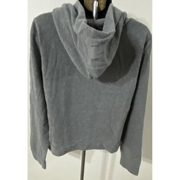 Hollister Womens Med Hoodie Gray Logo California Embroidered Pit To Pit 22in - Picture 9 of 11